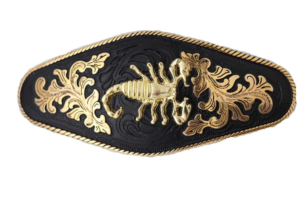 8210 TrendyFashionJewelry Western Cowboys Fashion Black Color Belt Buckle